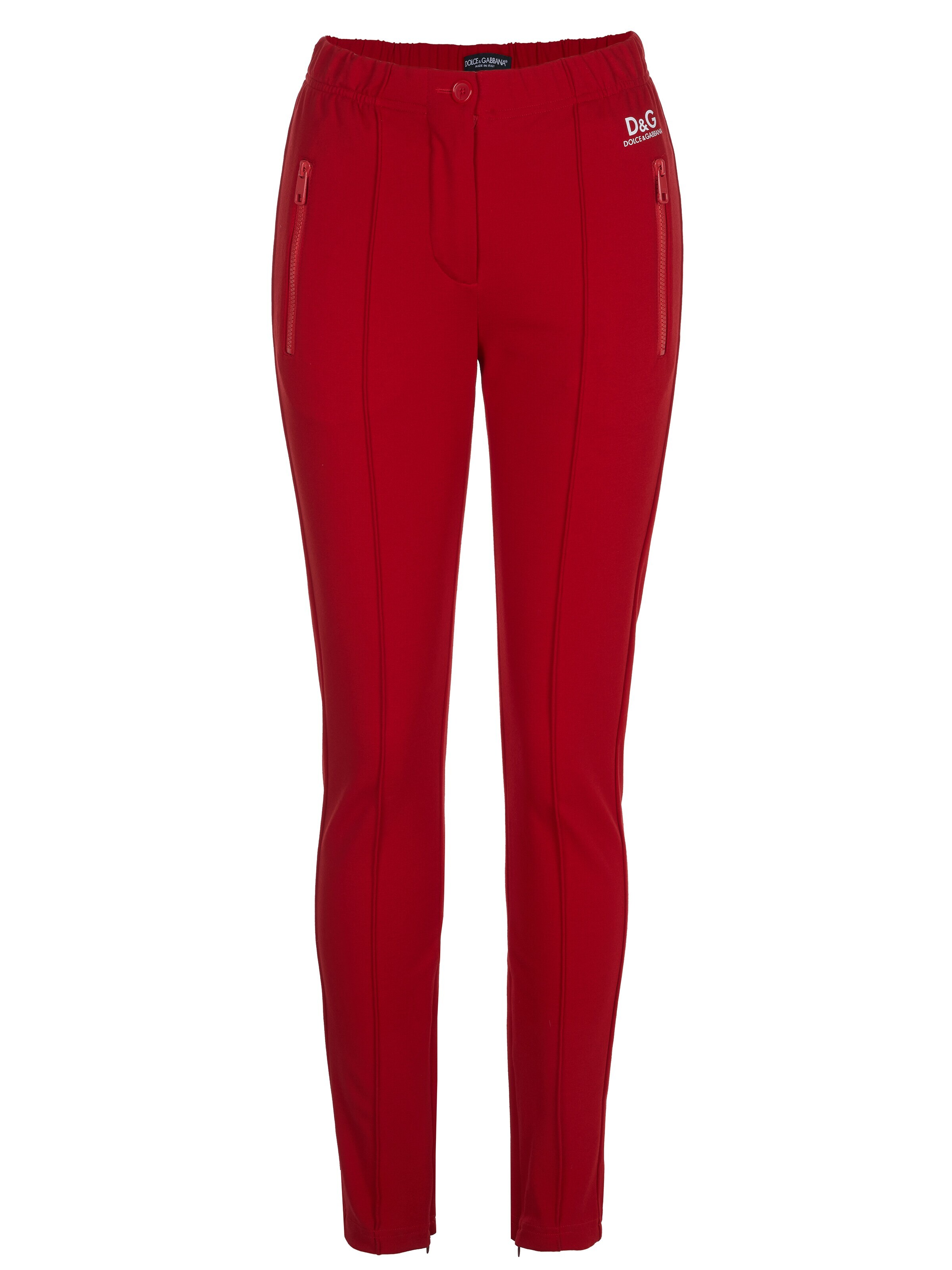 DOLCE & GABBANA Regular Sportbyxa 'Dolce & Gabbana Hose' i röd: framsida