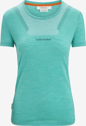 ICEBREAKER - Camisa funcionais 'Sphere II' em verde: frente