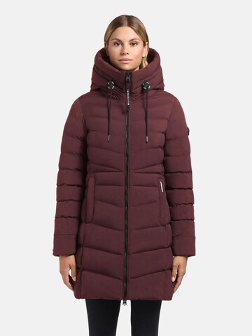 khujo Mantel 'Tuhani5' in Rot: Vorderseite