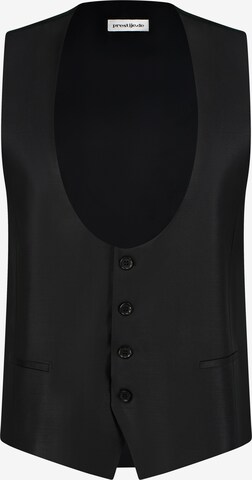 Prestije Suit Vest in Black: front