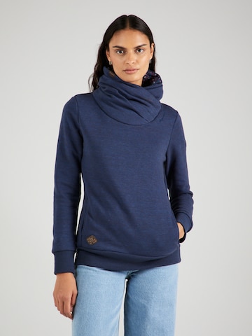 Ragwear Sweatshirt 'Anabelka' i blå: framsida