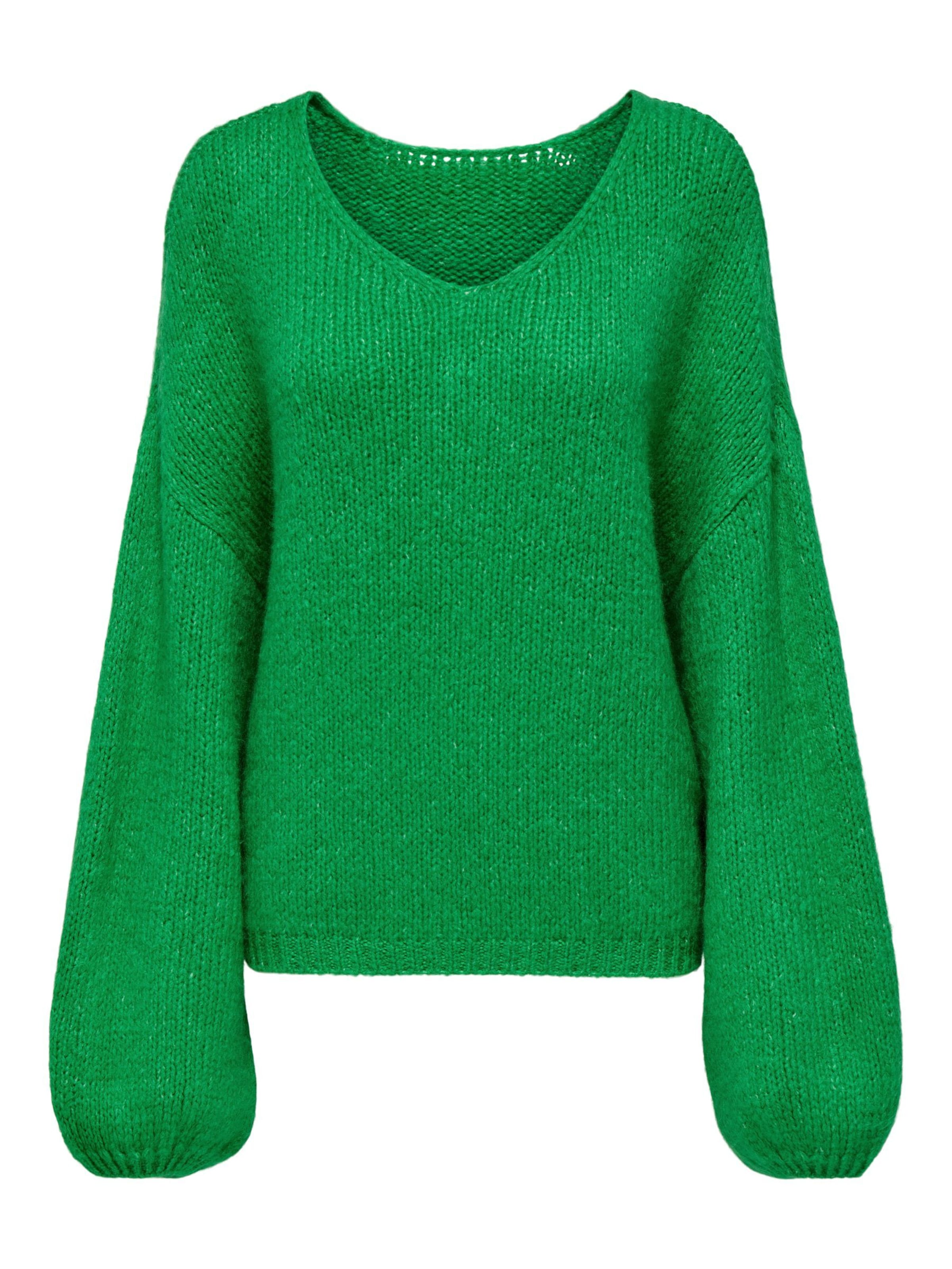 JDY Пуловер &#x27;JDYDinea&#x27; в зелено: отпред