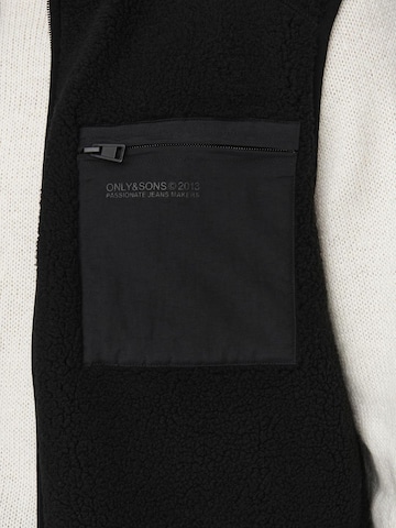 Only & Sons Weste 'Dallas' in Schwarz