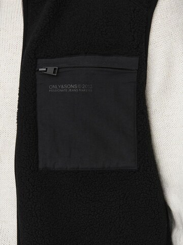 Only & Sons Vest 'Dallas' in Black
