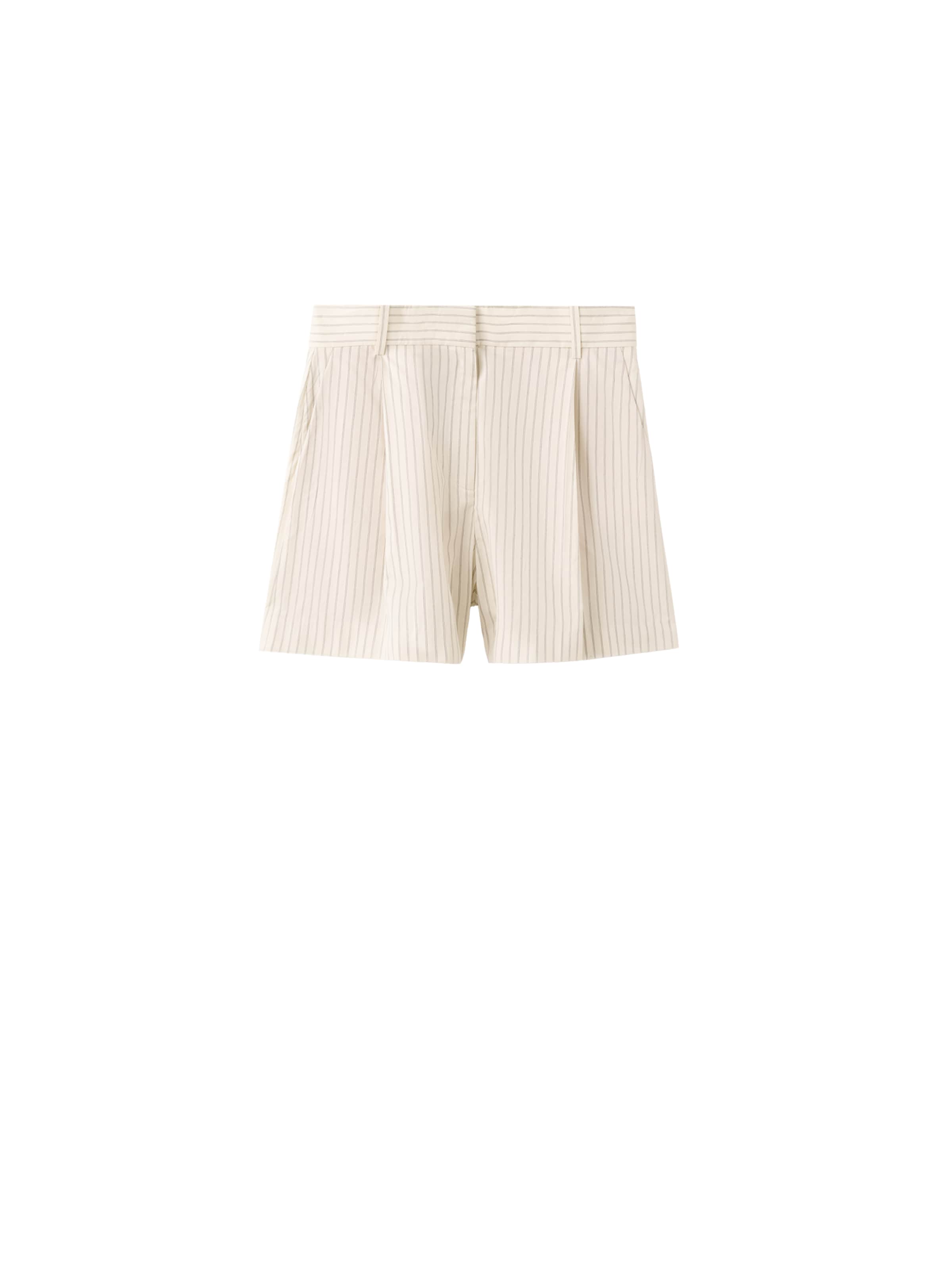 MANGO Regular Shorts 'MICHY' in Beige: Vorderseite