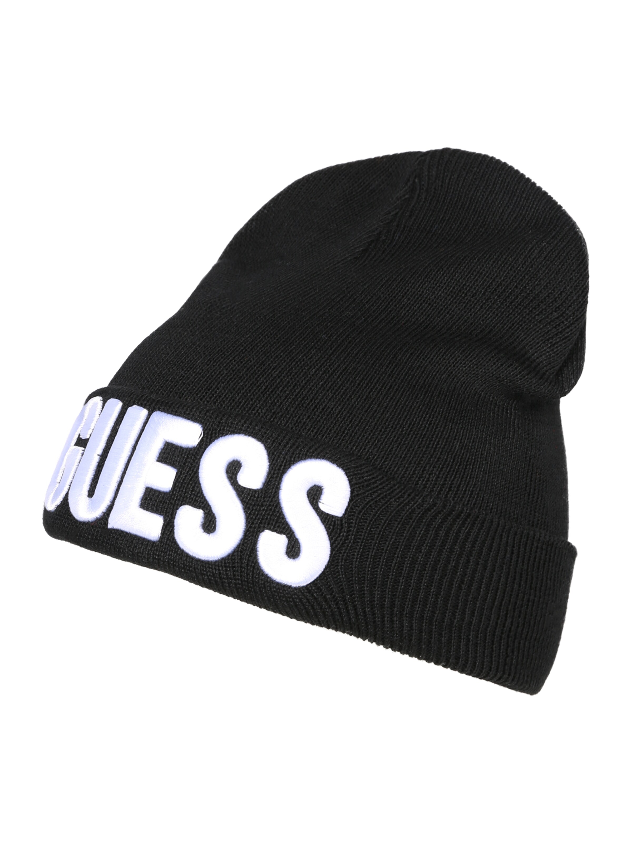 GUESS Mütze in Schwarz: Vorderseite