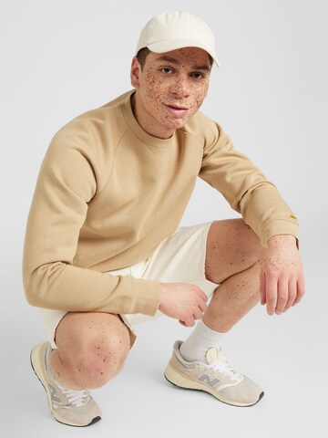 Carhartt WIP Sweatshirt 'Chase' in Beige