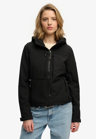 Superdry & Co Övergångsjacka i svart: framsida
