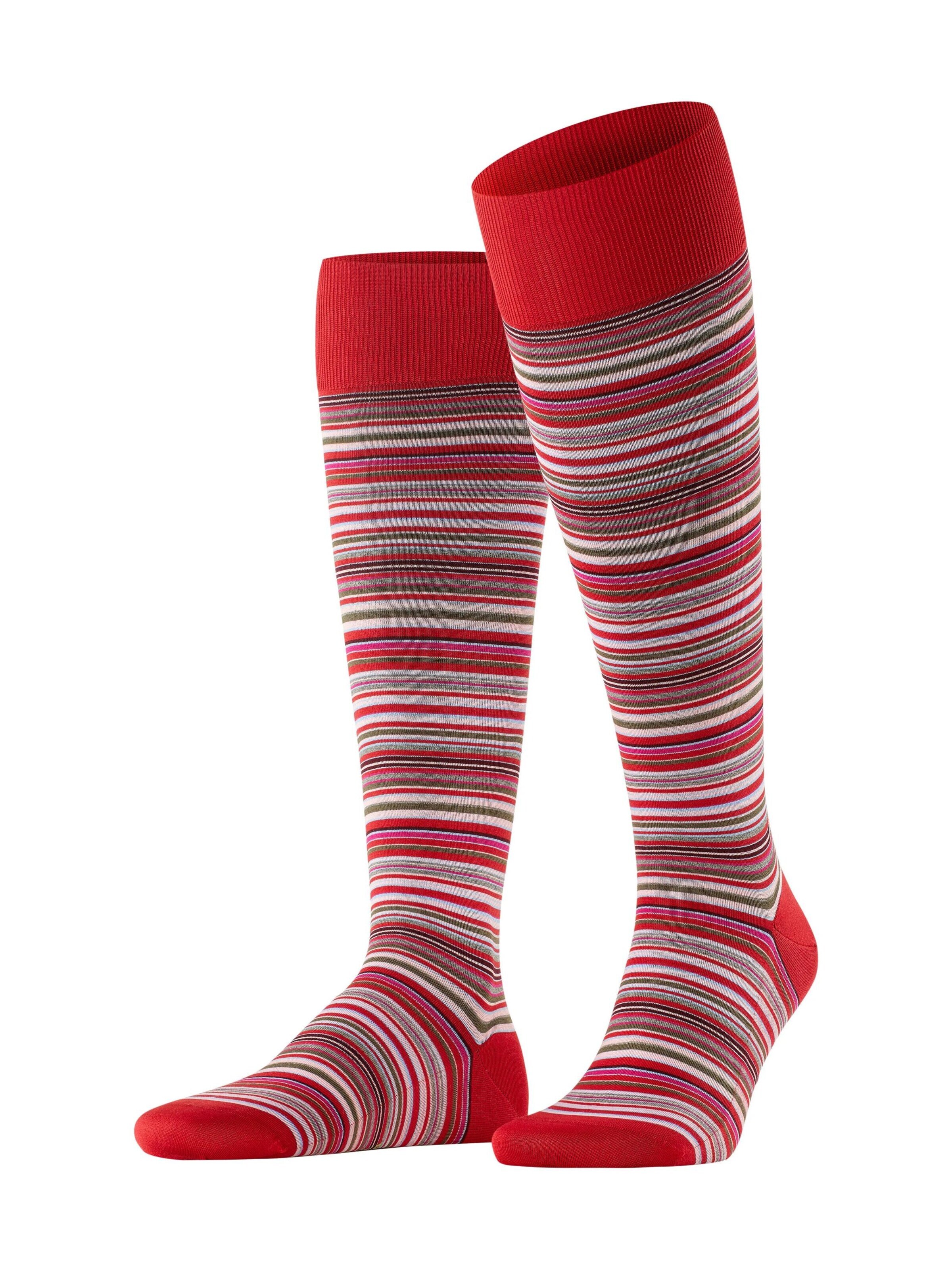FALKE Kniestrümpfe 'Microblock'‌‌‌‌‌‌‌‌‌‌ in Rot: Vorderseite