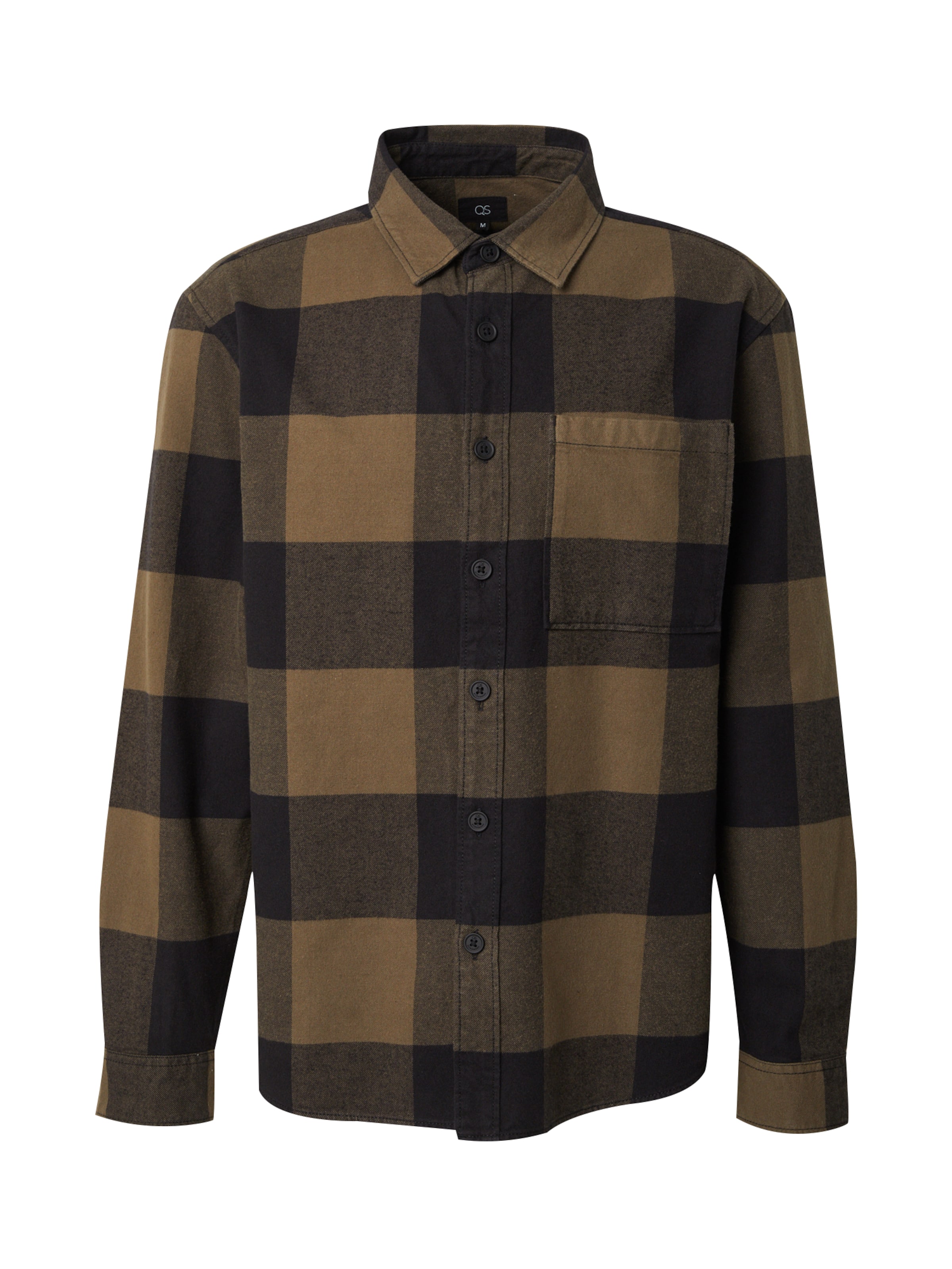 Fit confort Chemise QS en vert : devant