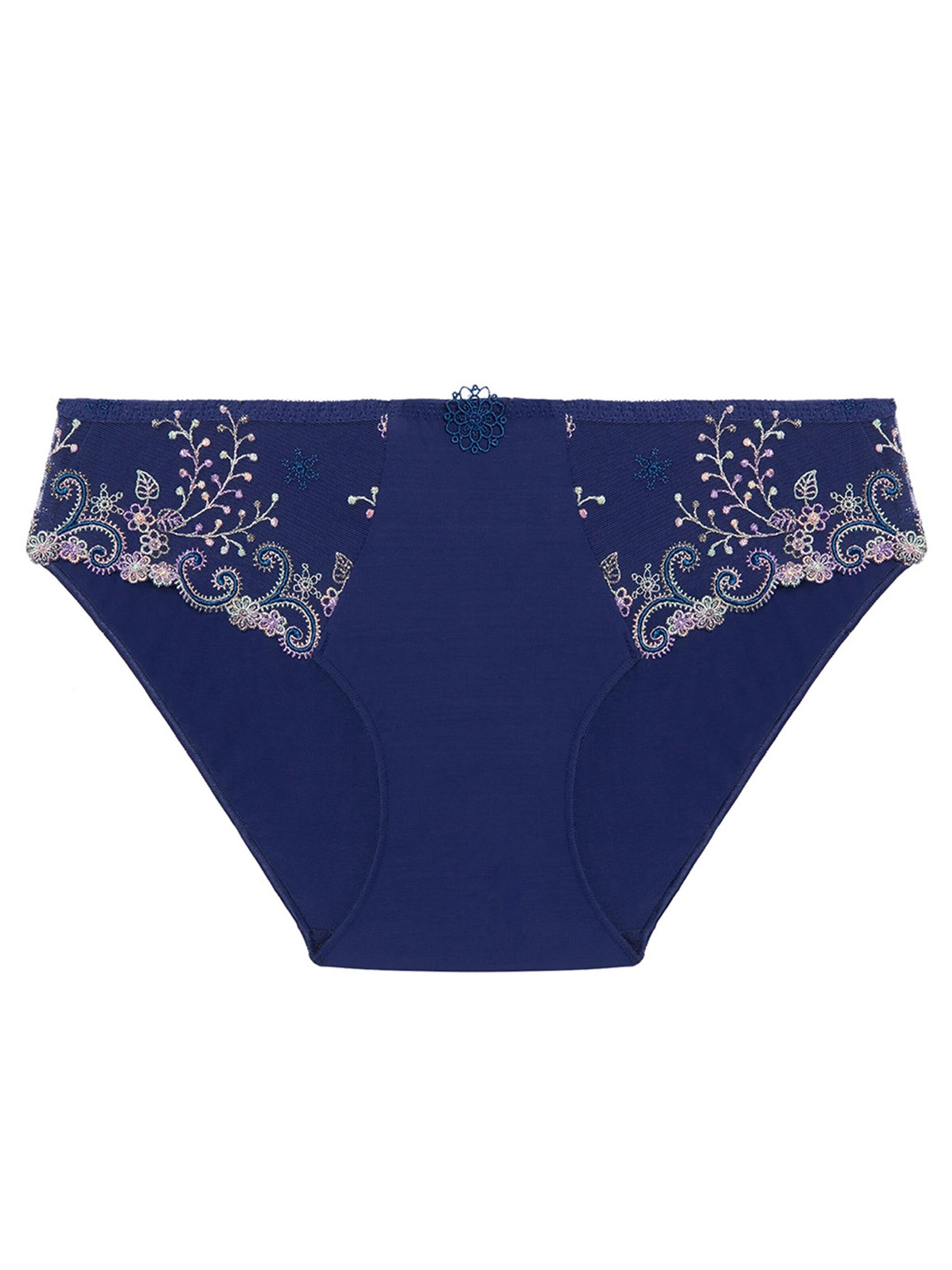Simone Perele Panty 'Délice' in Blue: front