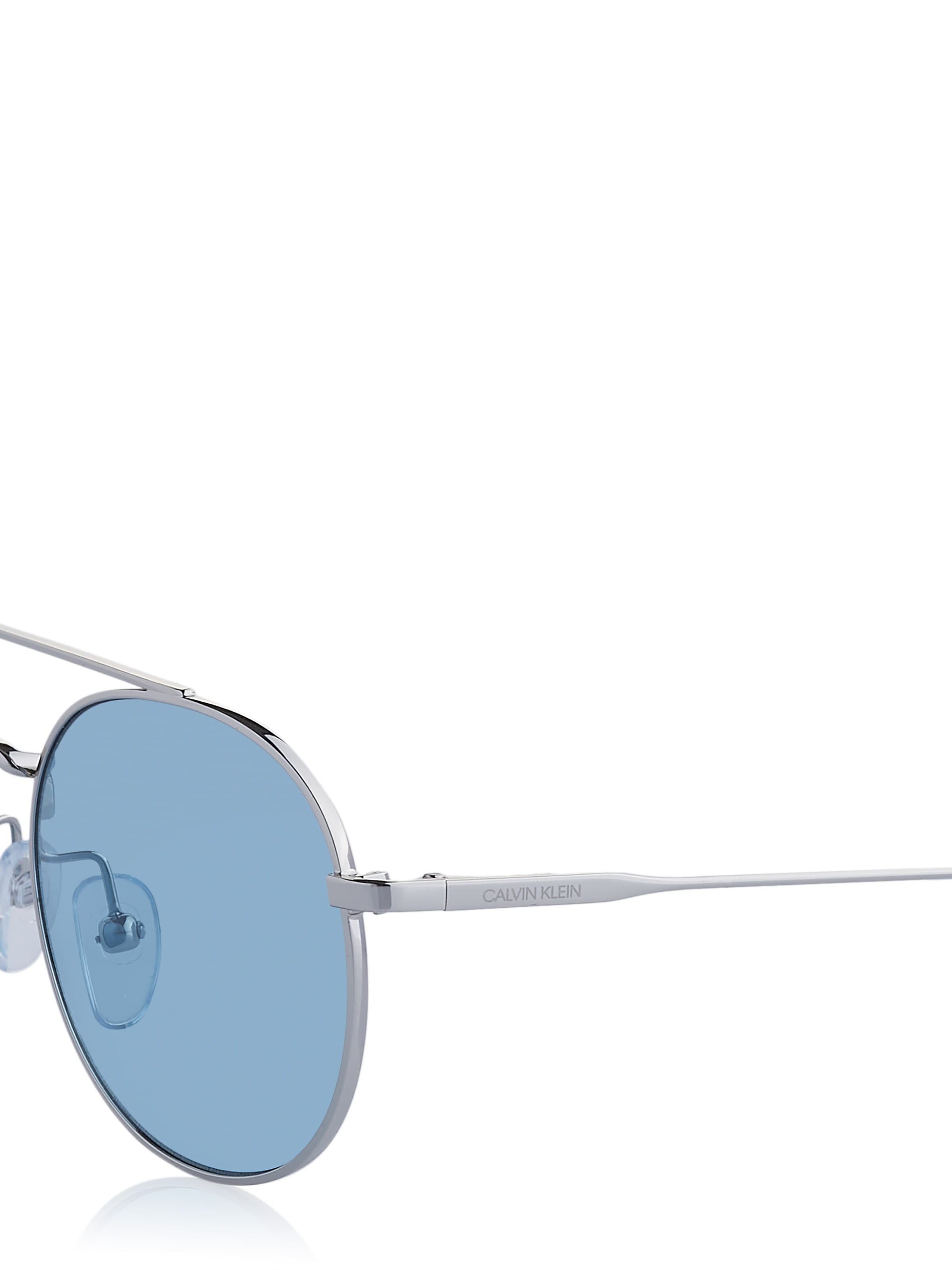 Lunettes de soleil 'Calvin Klein Sonnenbrille' Calvin Klein en argent