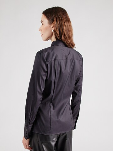 HUGO Bluse i sort