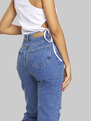 FRESHLIONS Regular Jeans ' Gisela ' in Blauw