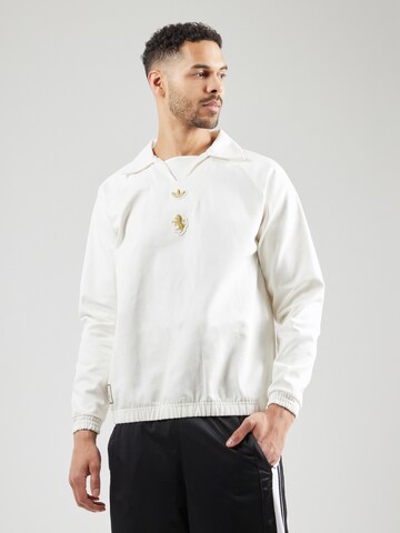 ADIDAS ORIGINALS Sweatshirt 'Juventus Terrace Icons' in White: front