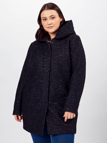 ONLY Carmakoma Between-seasons coat 'NEWSEDONA' in Black: front