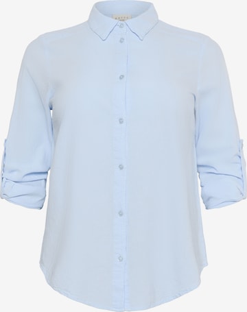 KAFFE CURVE Blouse 'KCNana' in Blue: front