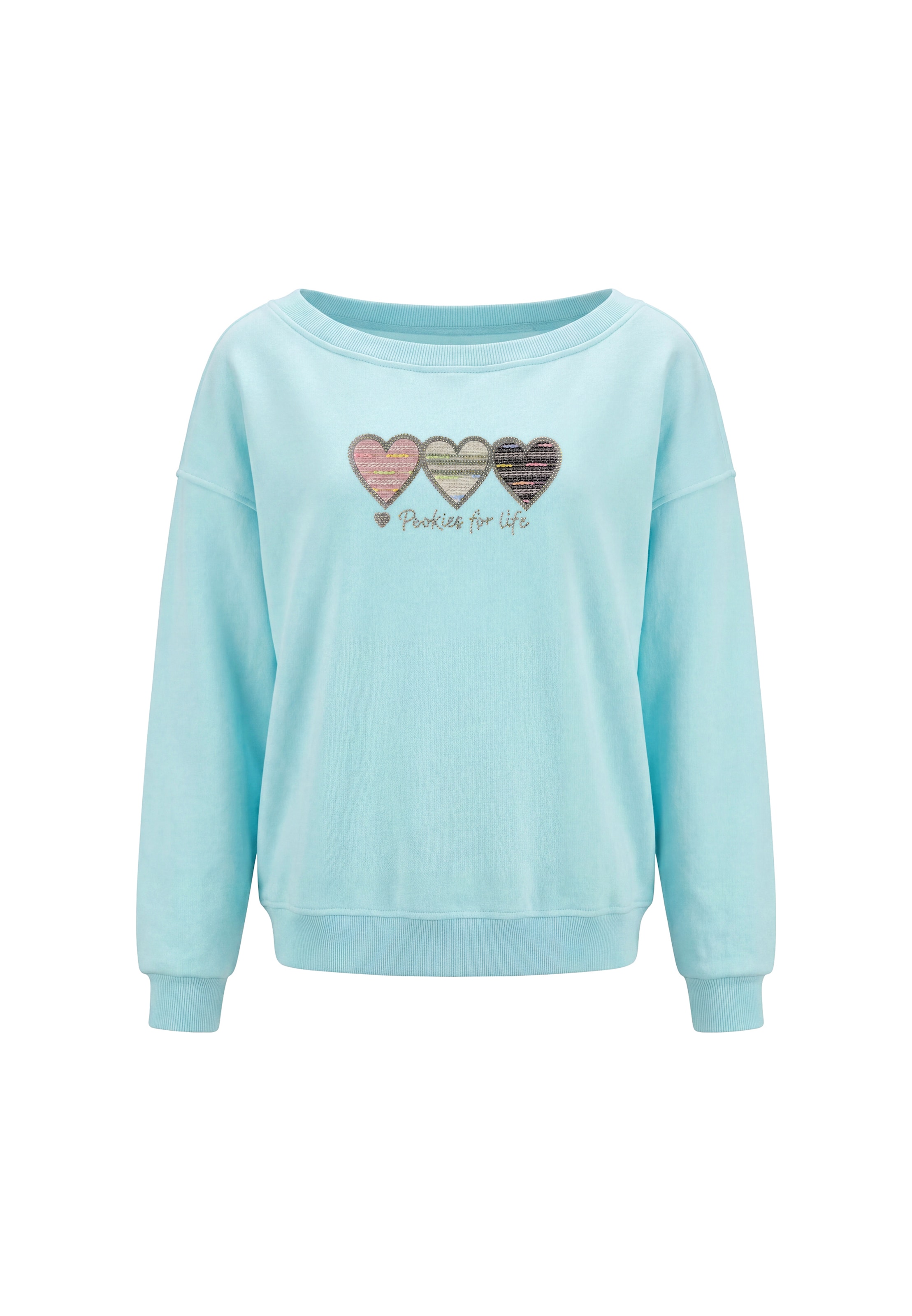 Sweat-shirt MYMO en bleu : devant