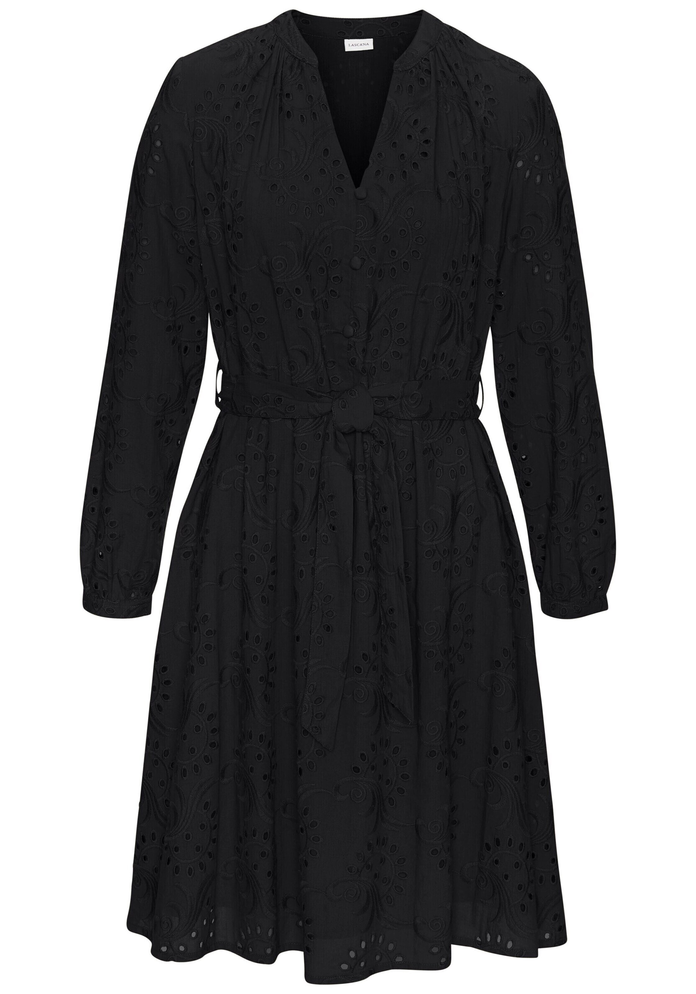 LASCANA Ruha - fekete: elől