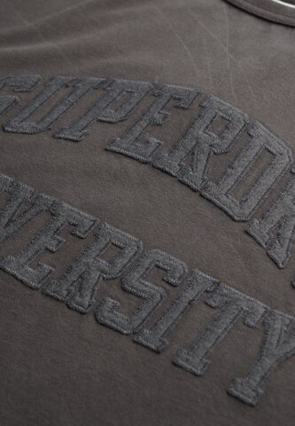 Superdry Oversized shirt in Grijs