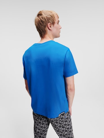 KARL LAGERFELD JEANS - Camiseta en azul