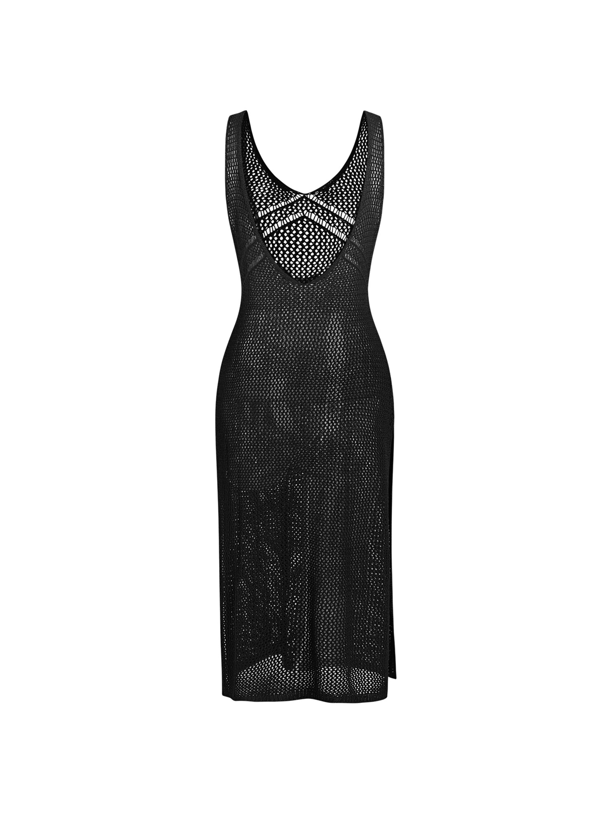 Cupshe Beach Dress in Black