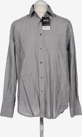 FRENCH CONNECTION Button Up Shirt in L in Grey: front