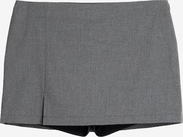 Coupe slim Pantalon Bershka en gris : devant