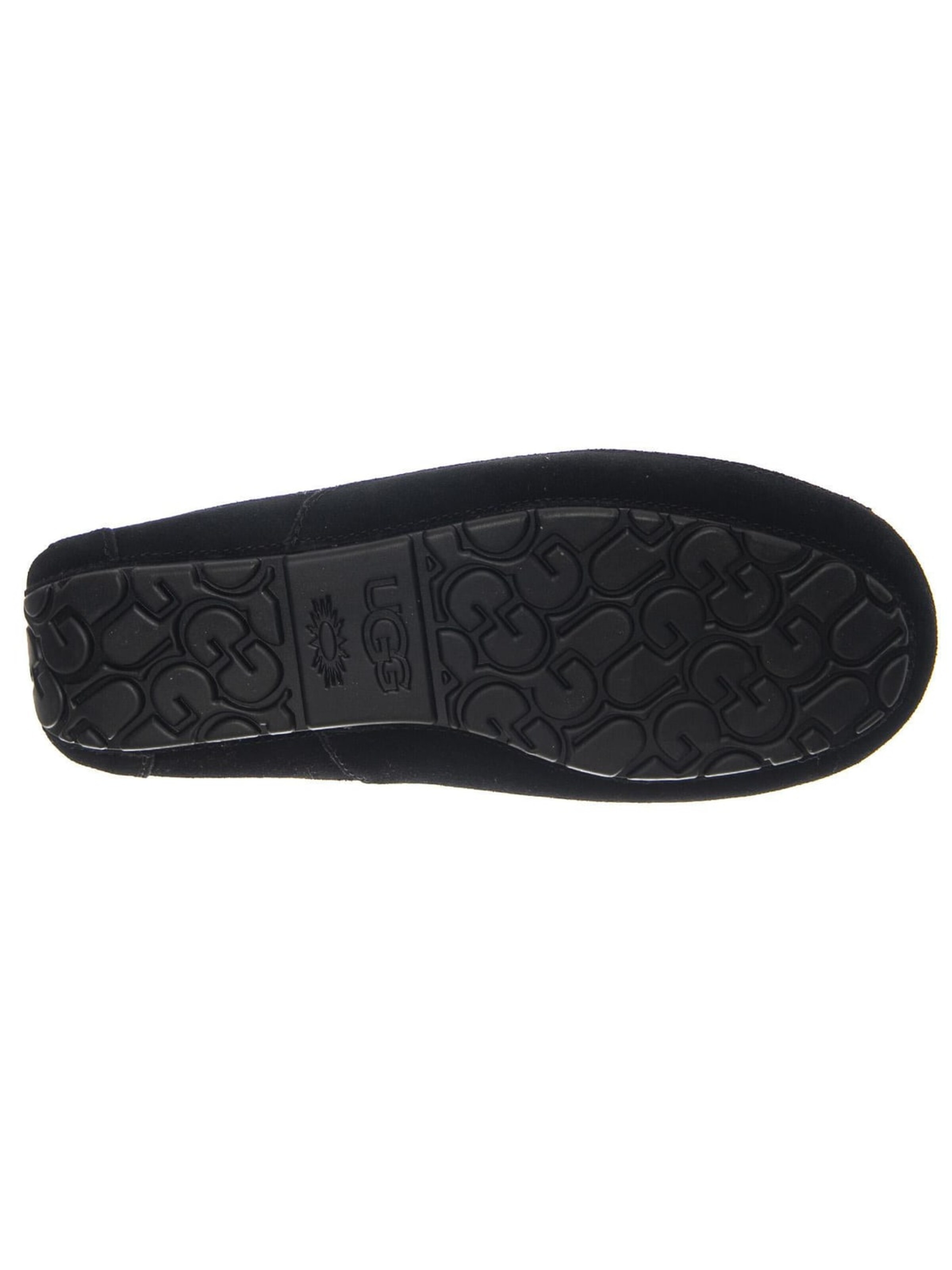 UGG Mocassins 'Ascot Black Shoes' in Zwart