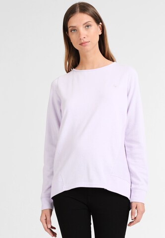 DREIMASTER Sweatshirt in Lila: voorkant