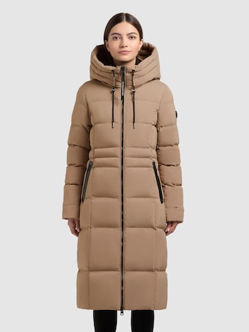 khujo Jacke 'Enakh' in Braun: Vorderseite