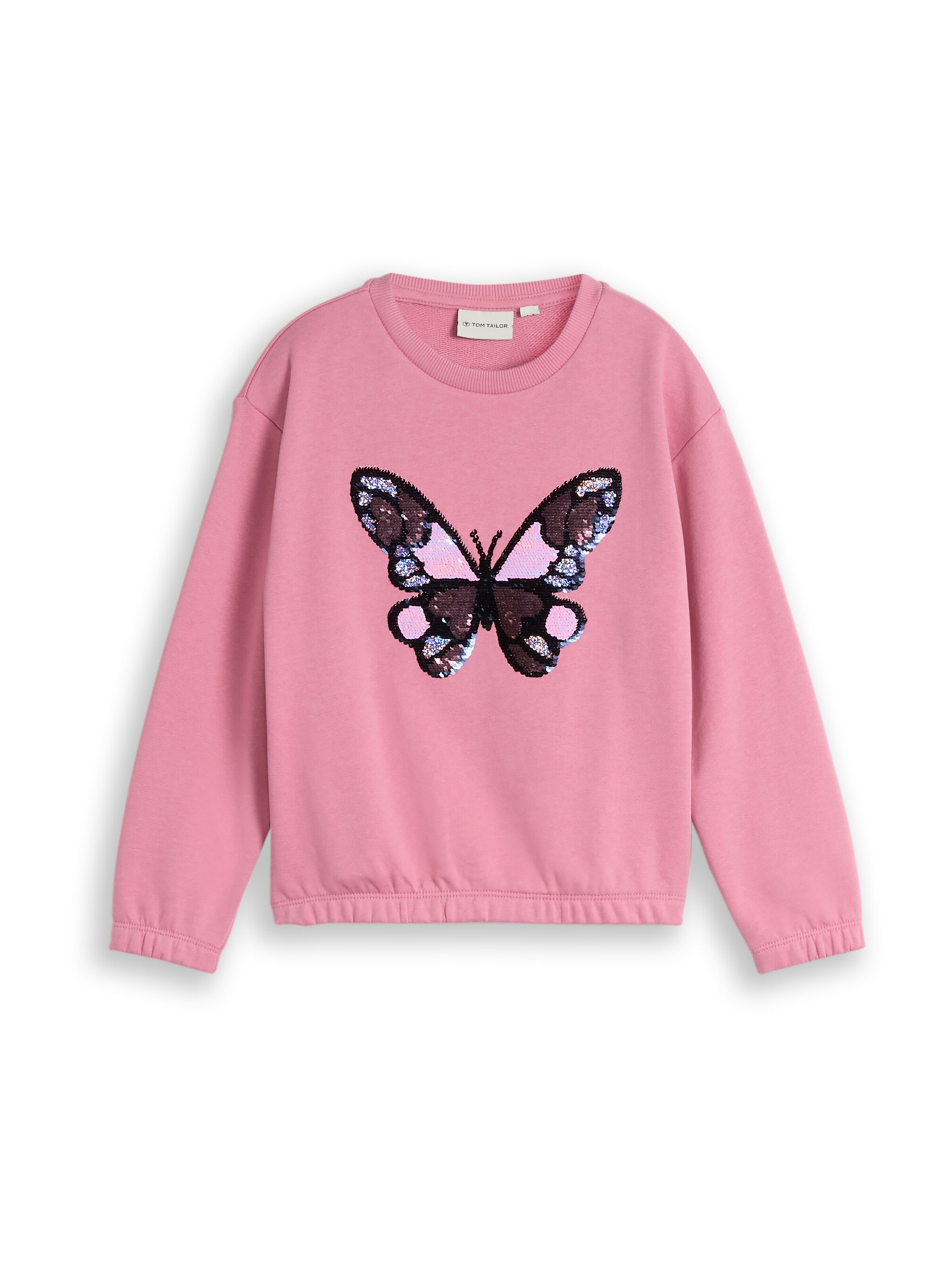TOM TAILOR Sweatshirt in Pink: front