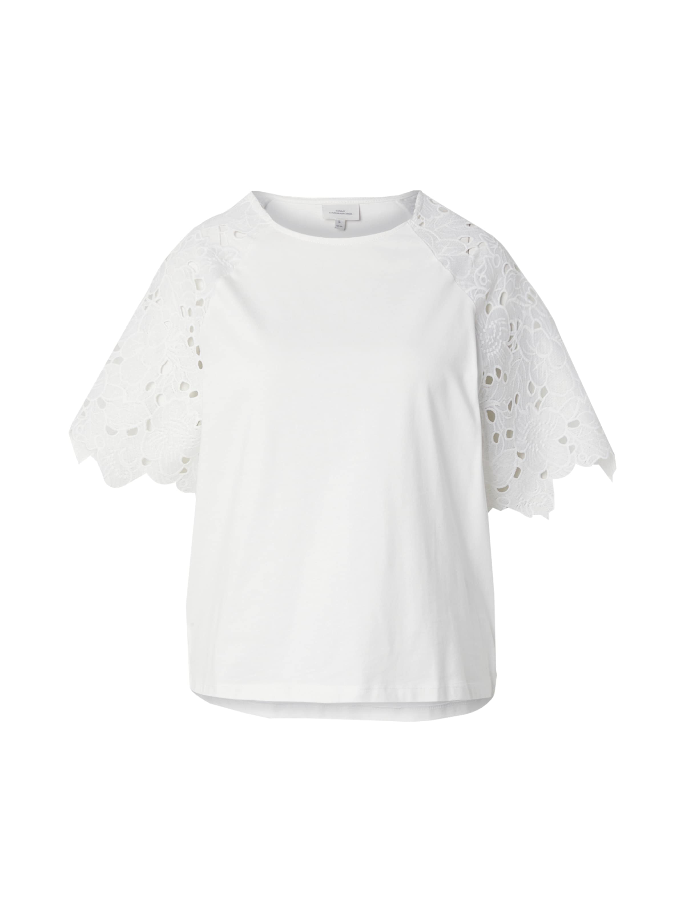 ONLY Carmakoma T-shirt 'CARLina' en blanc, Vue avec produit