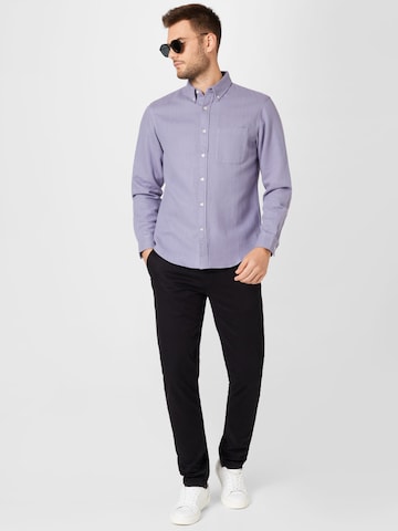 Coupe regular Chemise Club Monaco en violet