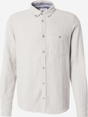 s.Oliver Regular Fit Hemd in Grau: Vorderseite