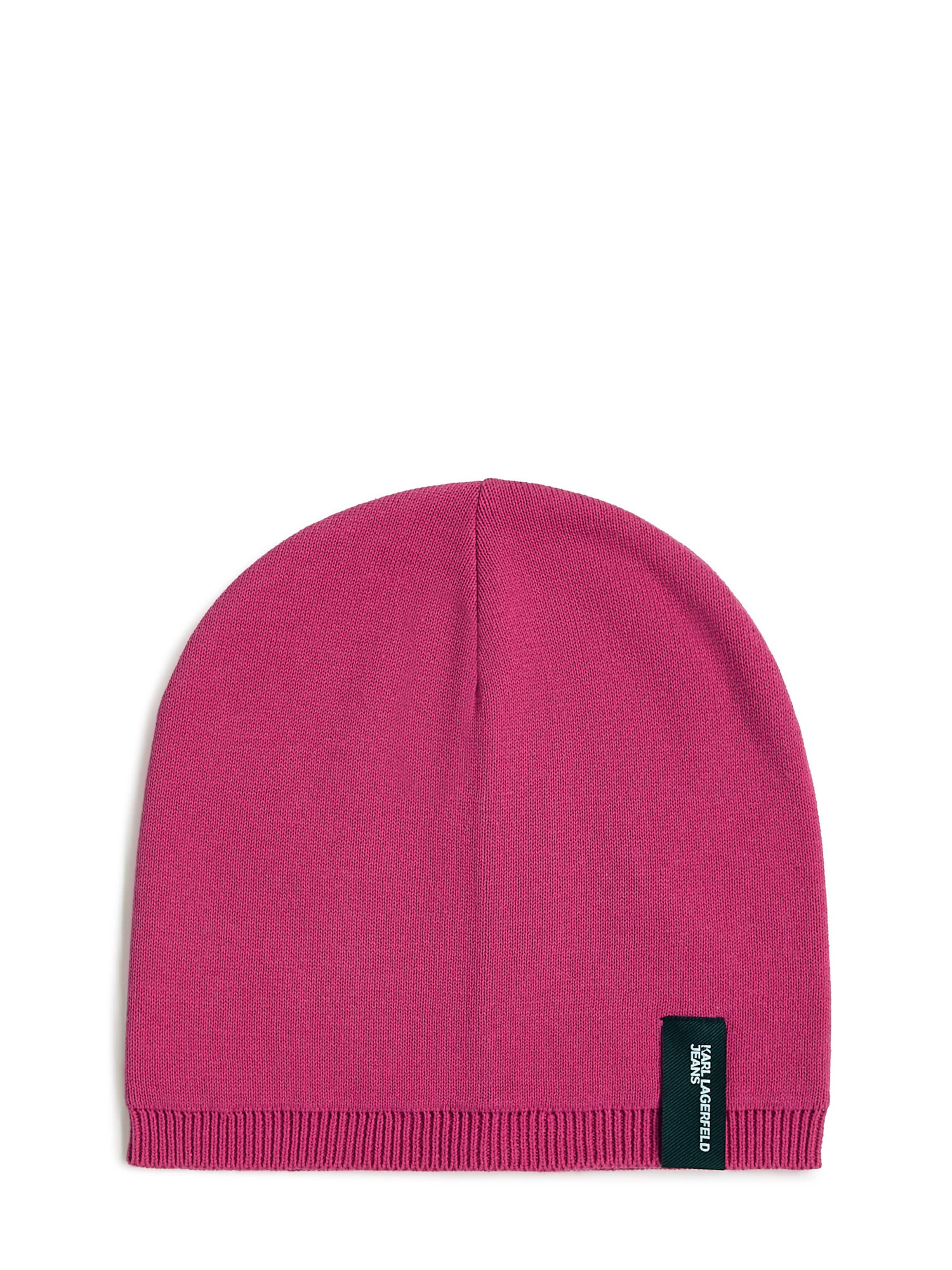 Berretto di KARL LAGERFELD JEANS in rosso: frontale