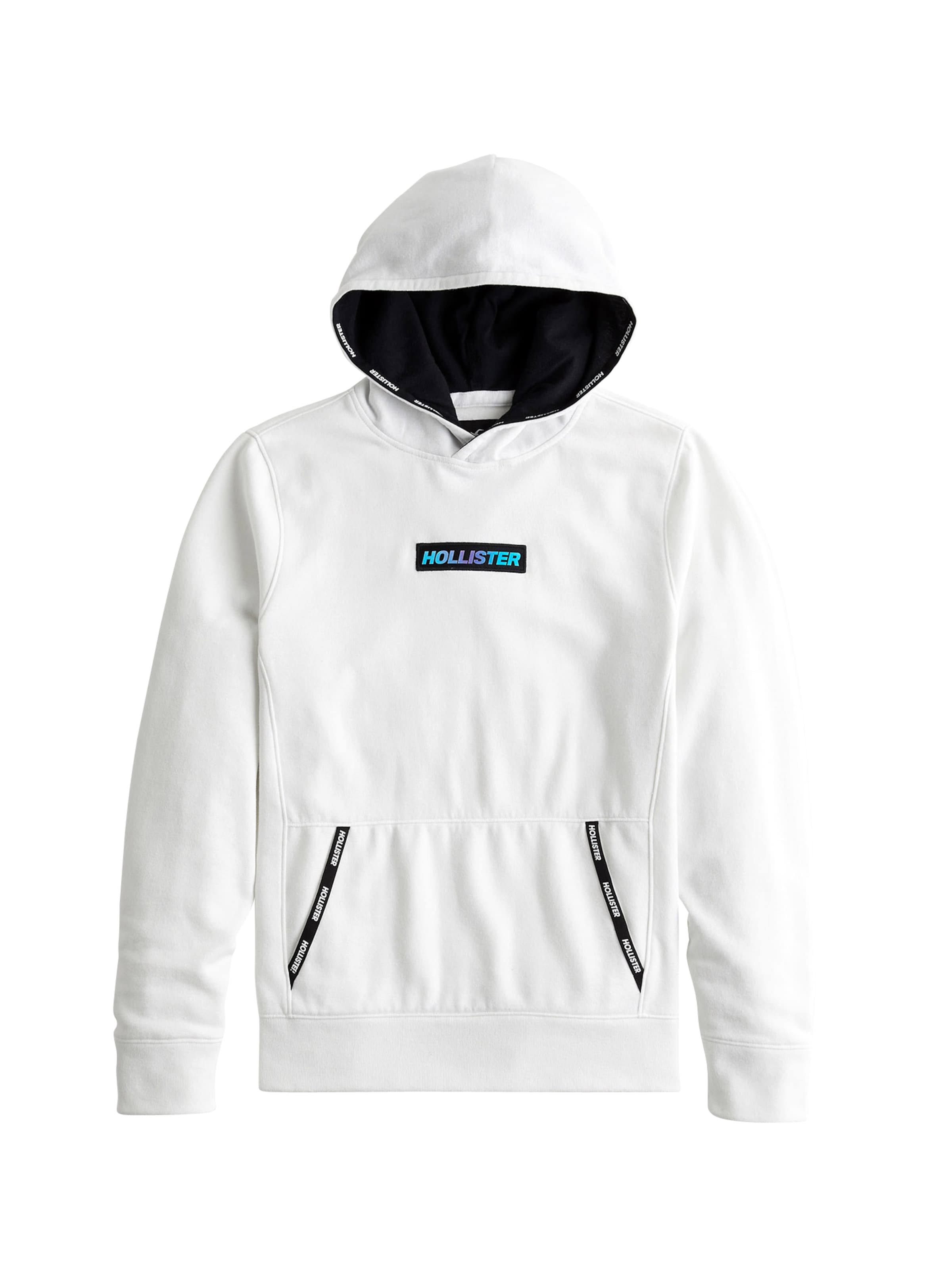 hollister hoodie black and white