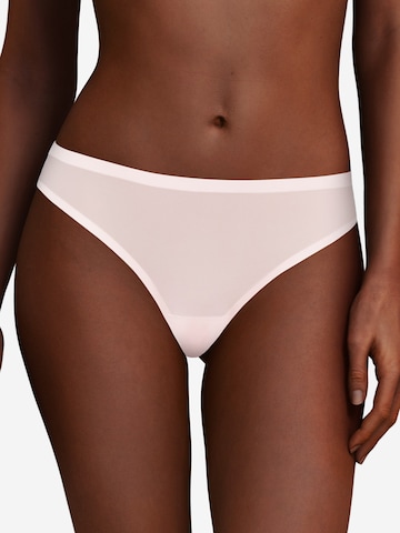 Chantelle Thong 'Soft Stretch' in Pink
