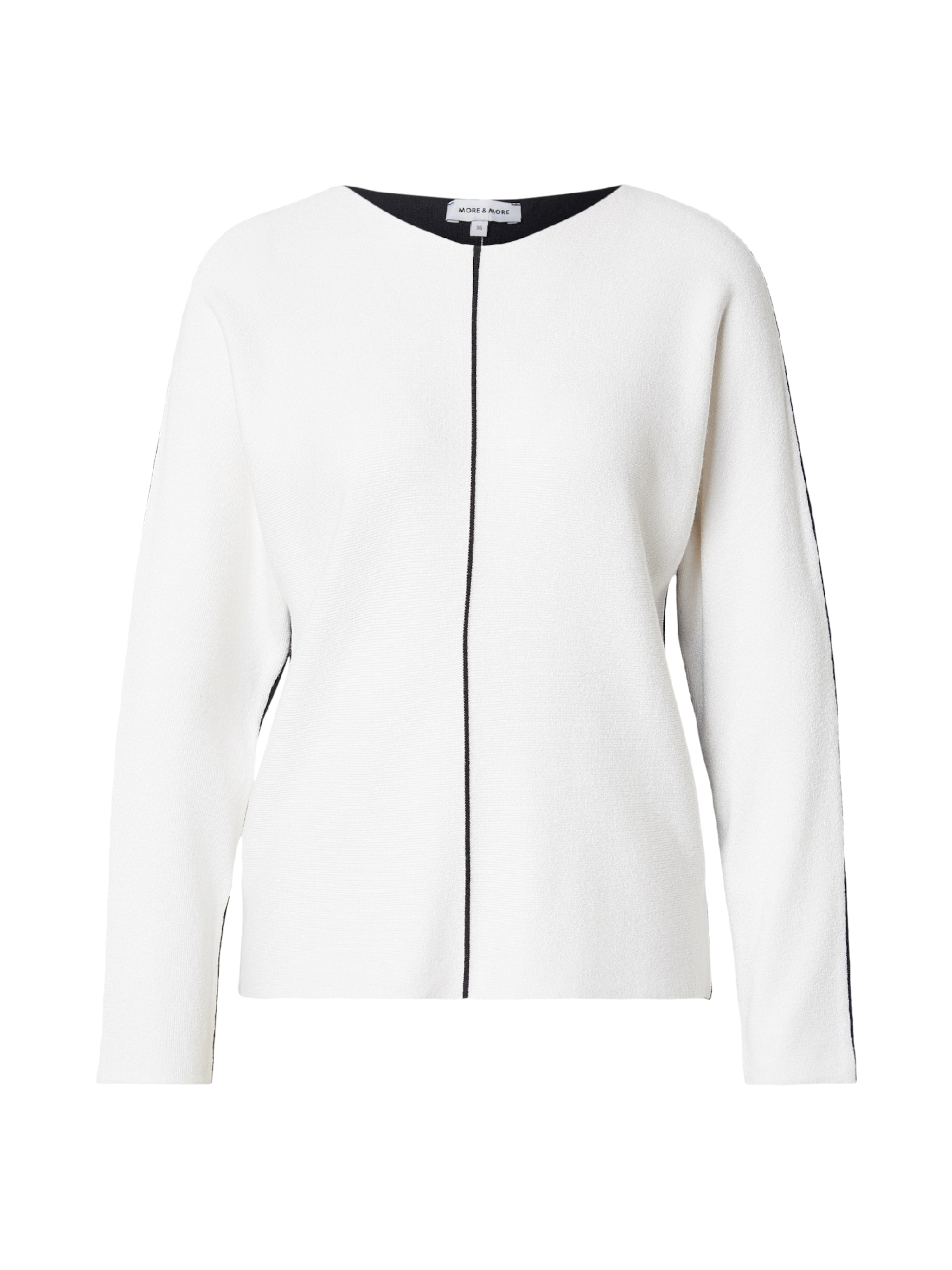 MORE & MORE Svetr 'Dollman' – černá: přední strana