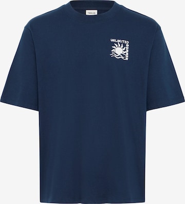 !Solid Shirt 'ODANIEL' in Blauw: voorkant