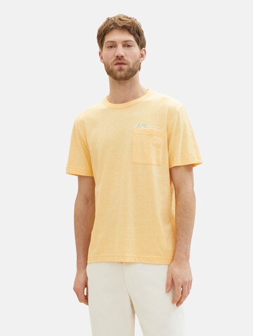 TOM TAILOR Shirt in Yellow: front