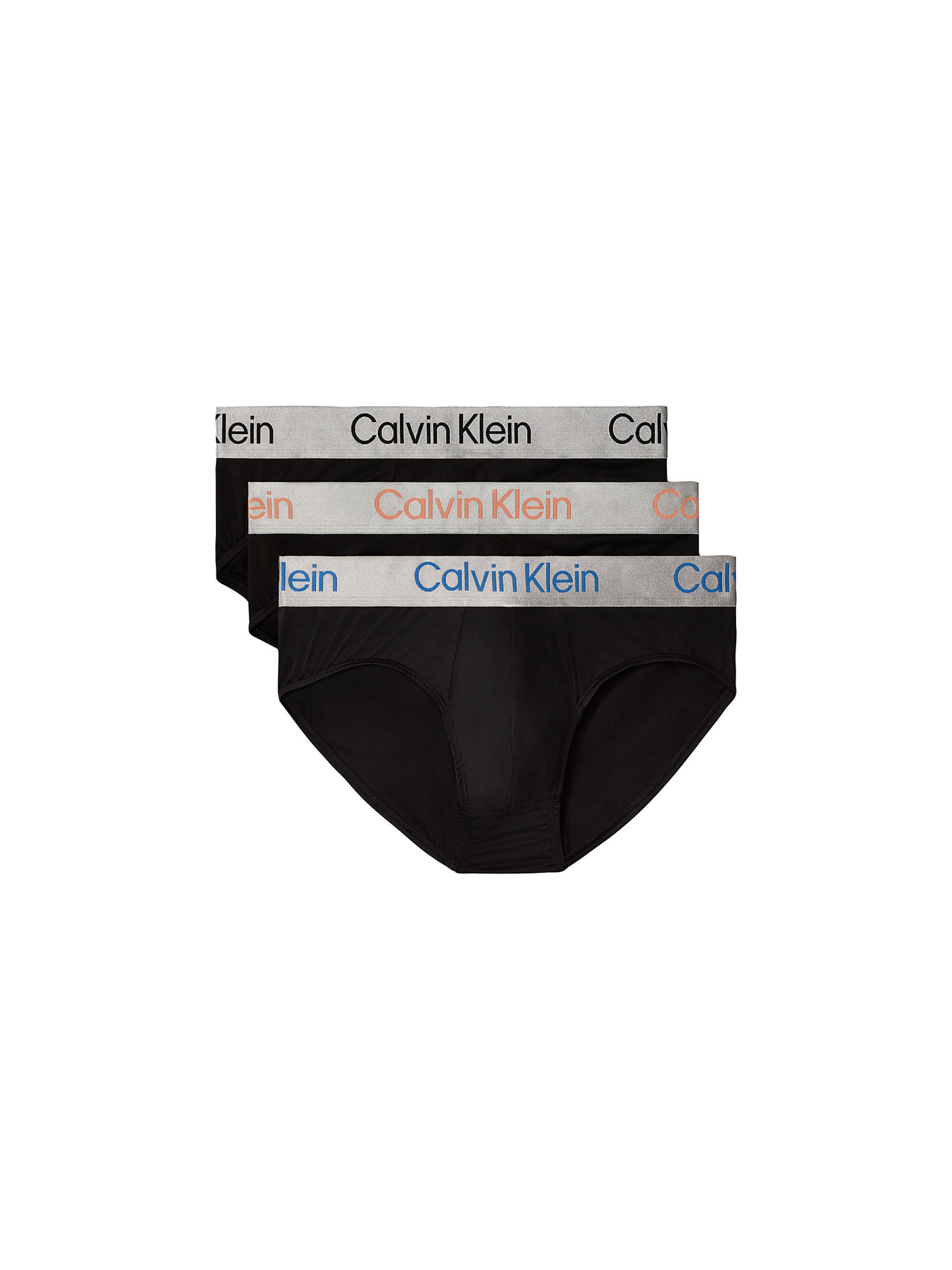 Slip Calvin Klein en bleu : devant