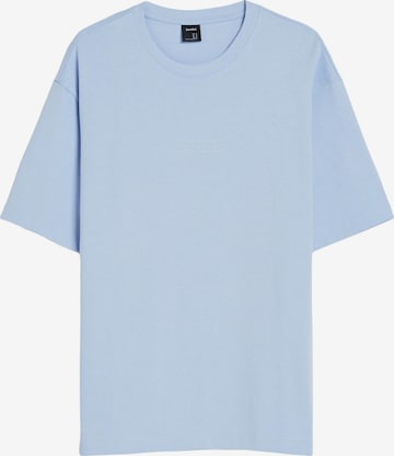 T-Shirt Bershka en bleu : devant