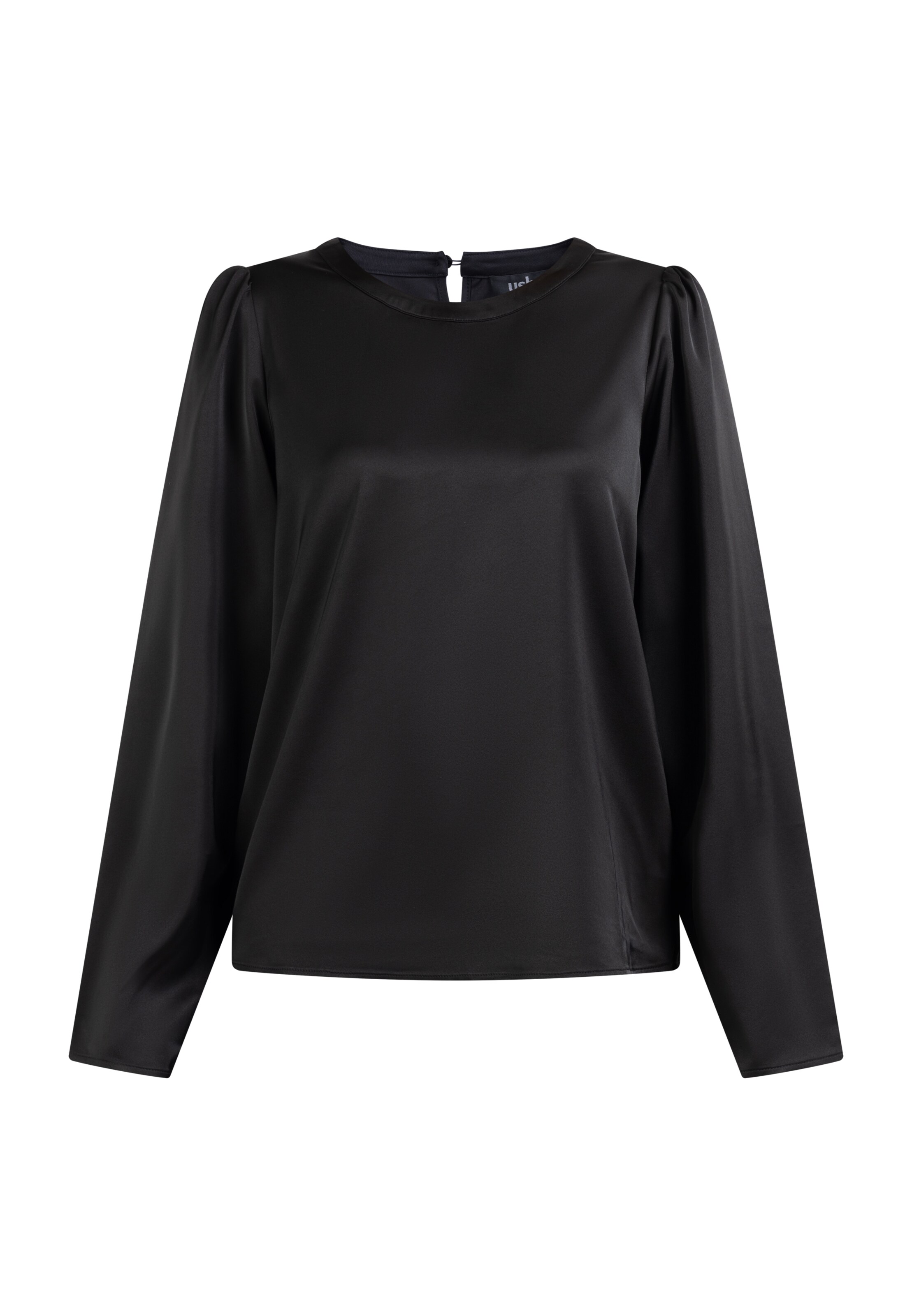 Camicia da donna di usha BLACK LABEL in nero: frontale