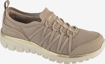 SKECHERS Sneakers laag 'Skechers Graceful - Purecrush' in Bruin: voorkant