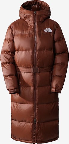 THE NORTH FACE Zimní kabát – hnědá: přední strana