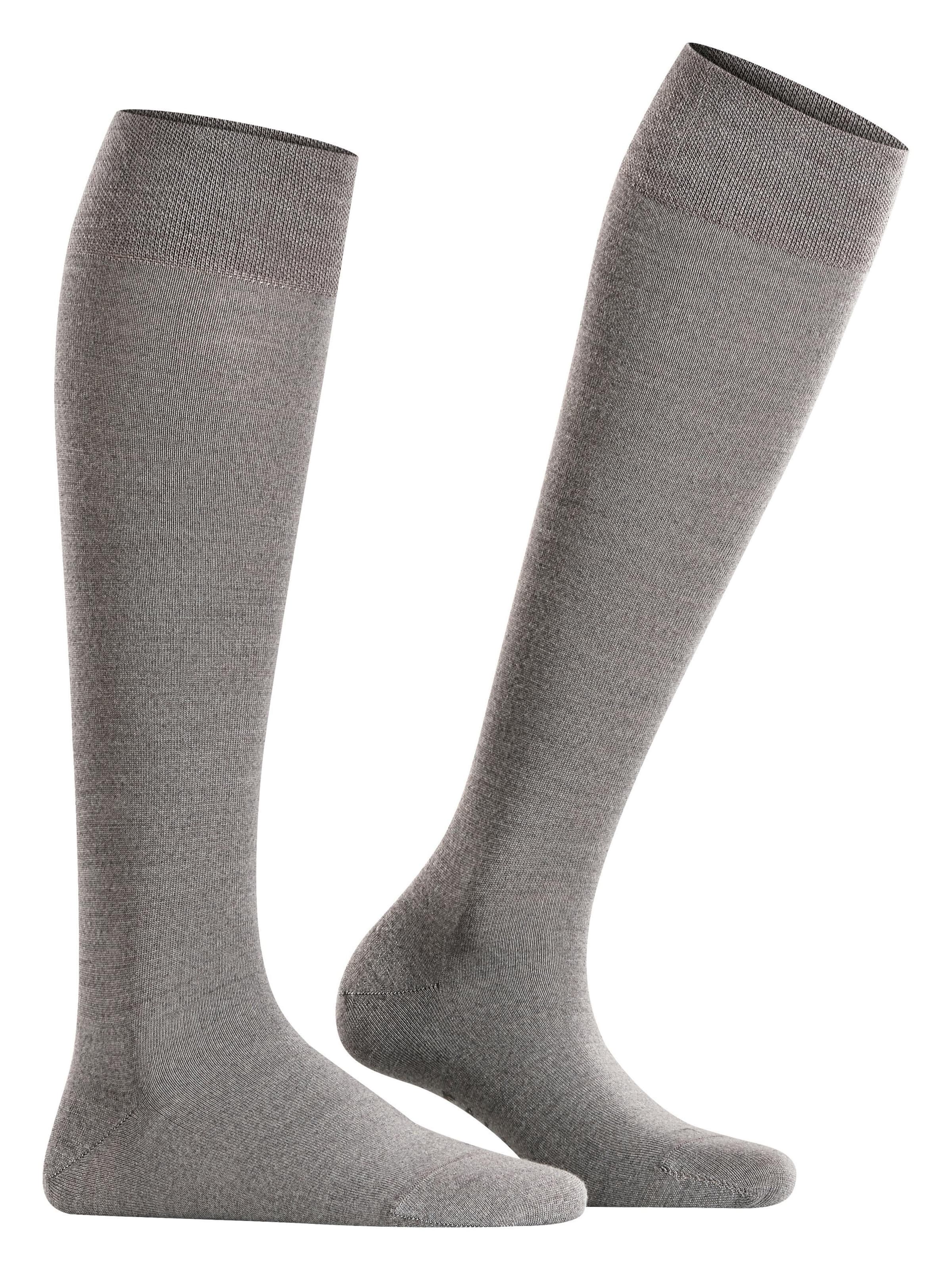 FALKE Overknee Strümpfe 'Sensitive Berlin'‌‌‌‌ in Grau