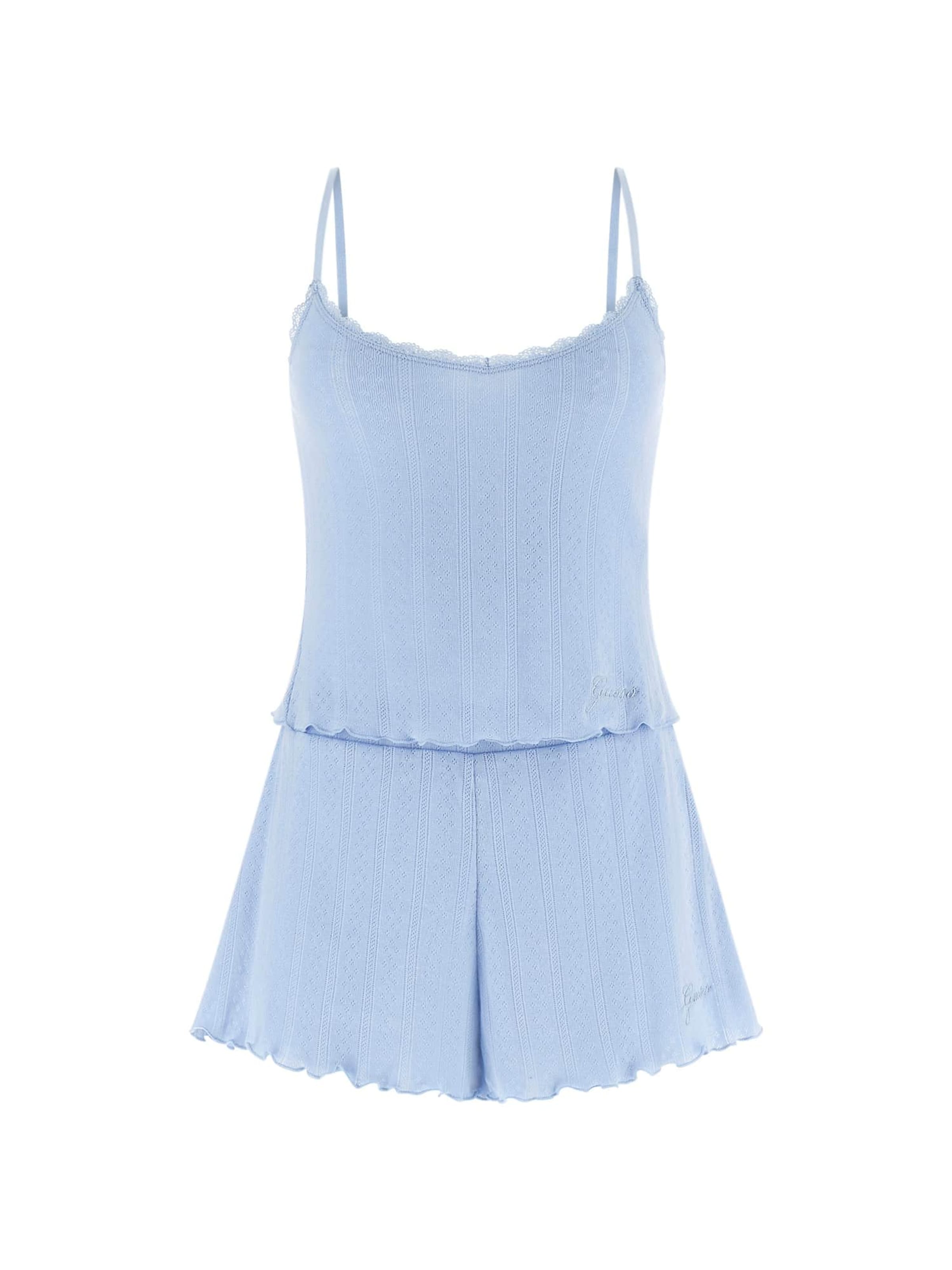 GUESS Short Pajama Set 'Gisele' in Blue: front