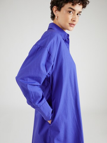 KnowledgeCotton Apparel Košilové šaty – fialová