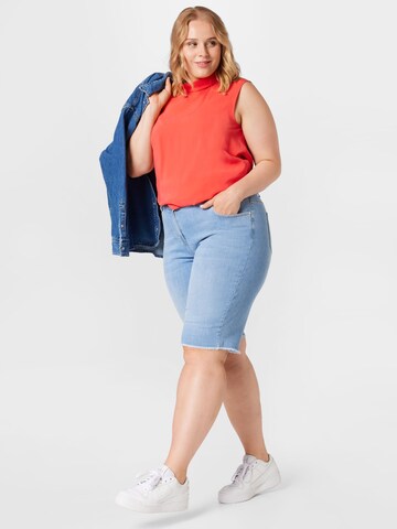 SAMOON Slimfit Jeans 'Betty' in Blauw